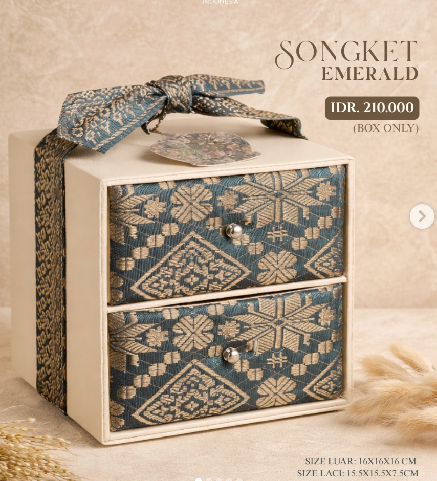 Songket Emerald box